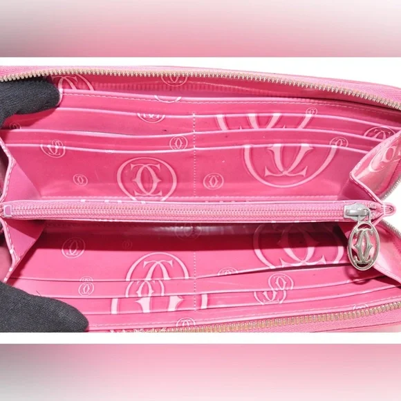 Authentic Must De Cartier Happy Birthday zippy wallet GUC - Picture 6 of 12